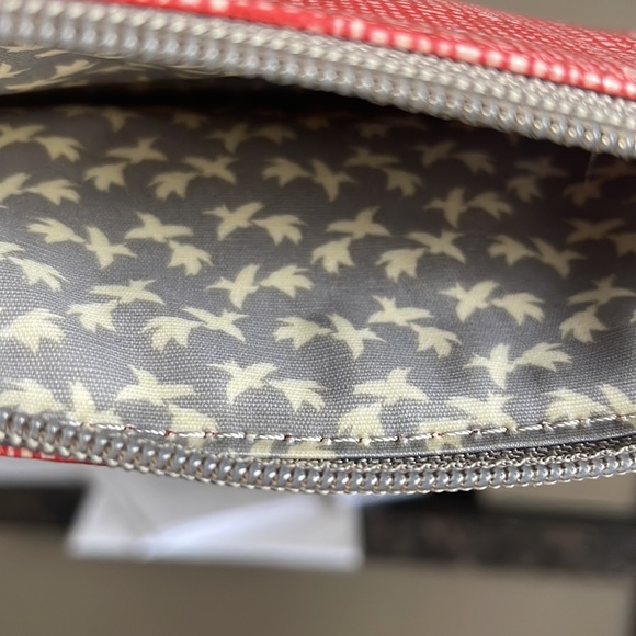 Fossil Zip up Pouch in red. 7.5” x 4”. Like new! - Picture 6 of 6